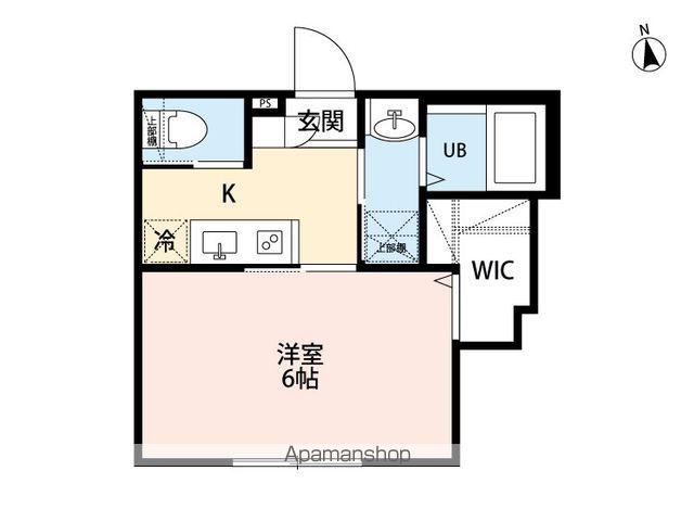ROBOT HOME 一之江Ⅲ(1K/2階)の間取り写真