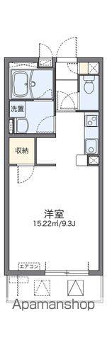 レオパレスりんぶんⅢ(1K/3階)の間取り写真