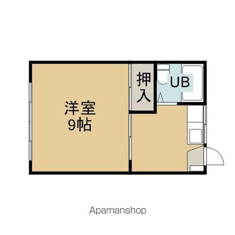 シティハイツA(1K/2階)の間取り写真