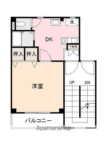 太田ハイツ(1DK/1階)の間取り写真