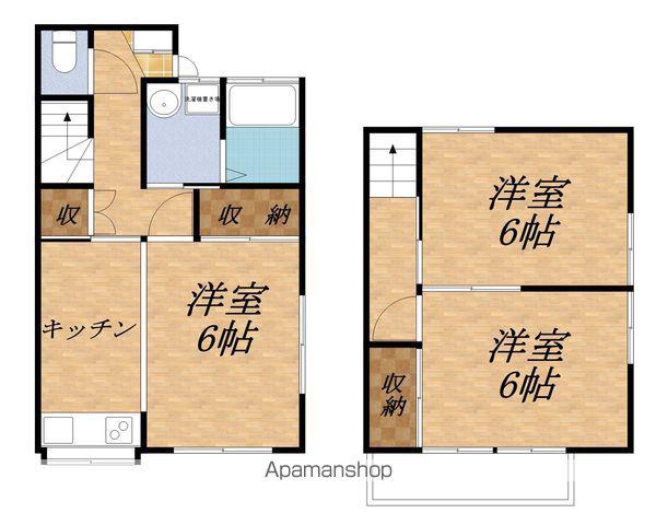 ハイツ羽場２(3K)の間取り写真