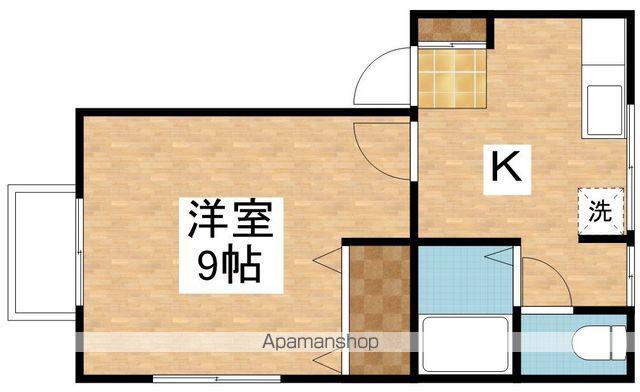 パルフェB(1K/1階)の間取り写真