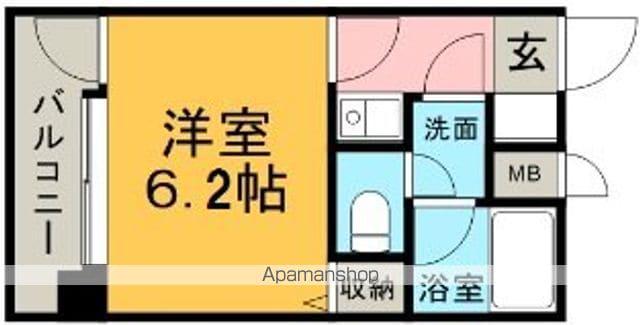 リーベルワン(1K/3階)の間取り写真