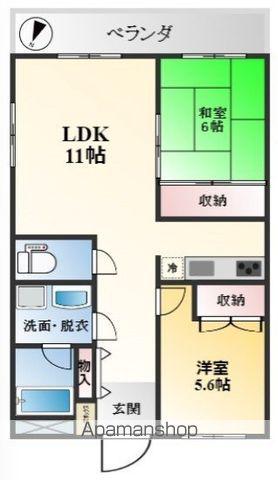 メゾンド・キャナル(2LDK/3階)の間取り写真