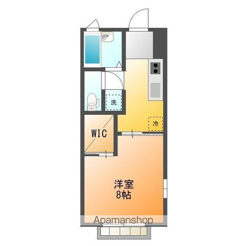 グランパル(1K/1階)の間取り写真