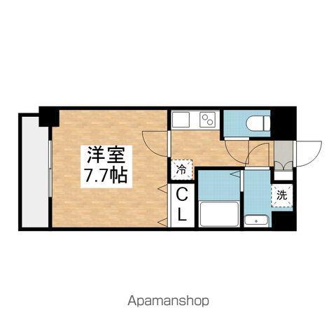 プレイズシード瑞穂通(1K/5階)の間取り写真