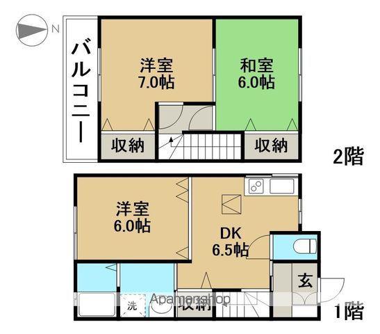 コーポ中橋(3DK)の間取り写真