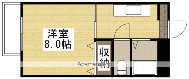 エクセレント伊福(1K/2階)の間取り写真