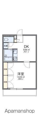 レオパレスサンシャインⅡ(1DK/2階)の間取り写真