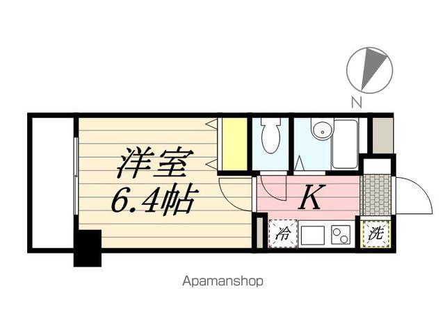 レヴィーガ練馬春日町駅前(1K/4階)の間取り写真