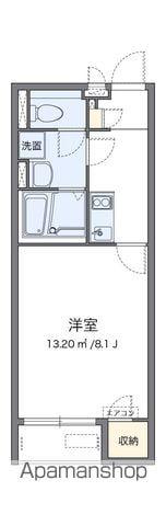 クレイノモンターニュ(1K/1階)の間取り写真
