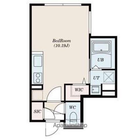 SーRESIDENCE琴似Ⅱ(ワンルーム/2階)の間取り写真