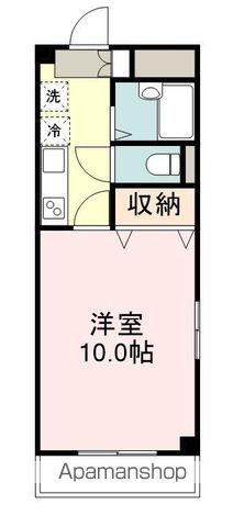 エルスタンザ河原町(1K/2階)の間取り写真