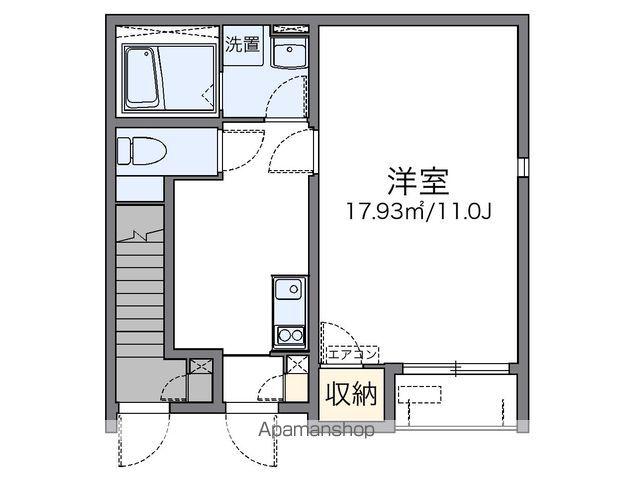 レオネクストSHIMADA参番館(1K/1階)の間取り写真
