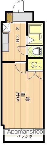 アイディヒルズ平井(1K/2階)の間取り写真