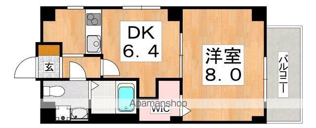 ラカーサ今里(1DK/4階)の間取り写真