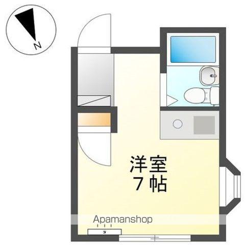 プールブゥ(ワンルーム/1階)の間取り写真