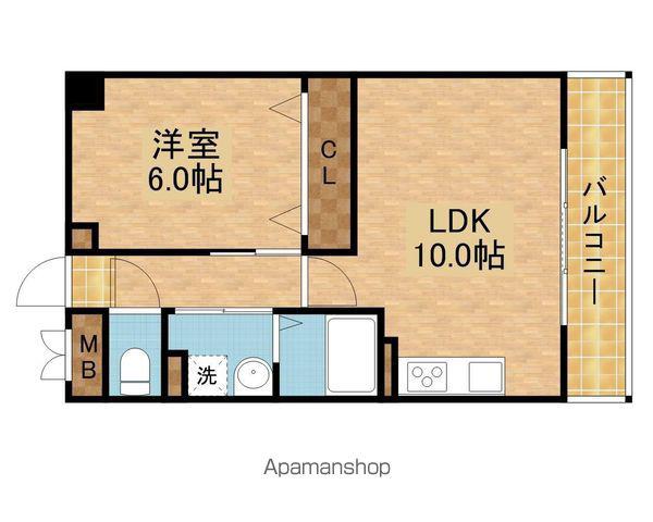 プレステイジエグゼ(1LDK/5階)の間取り写真