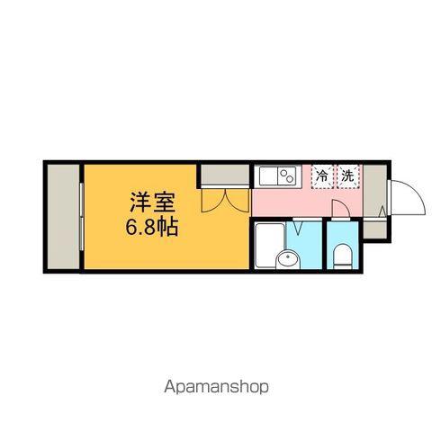 ブランシェ65(1K/2階)の間取り写真