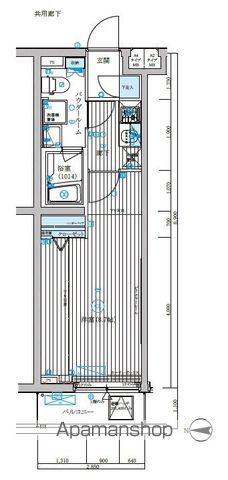 メインステージ武蔵関駅前(1K/5階)の間取り写真