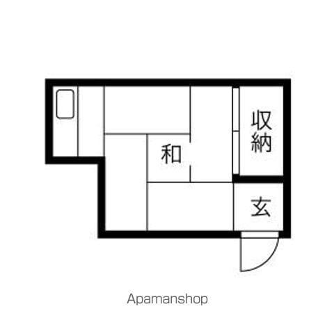 メゾン川名公園(ワンルーム/2階)の間取り写真