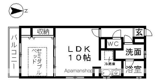 FORZA泉(1LDK/7階)の間取り写真