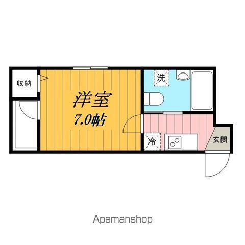 アメニティ千葉中央1(1K/2階)の間取り写真