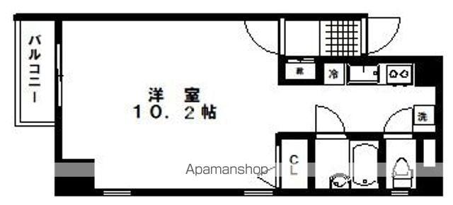 小菅木町ビル(1K/4階)の間取り写真