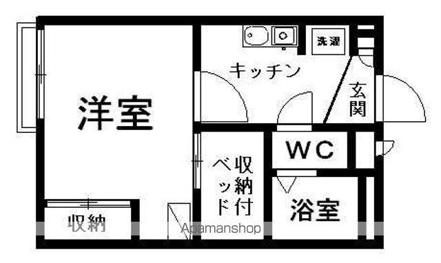 レオパレスVAGENGATAN(1K/1階)の間取り写真
