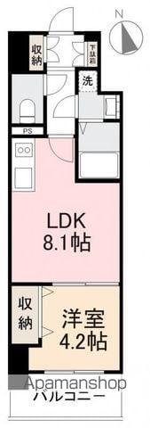 メイフェアミライエ(1LDK/2階)の間取り写真