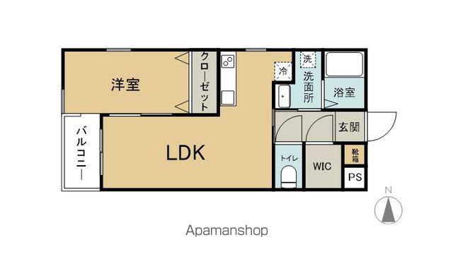 リデアル上人ヶ浜(1LDK/5階)の間取り写真