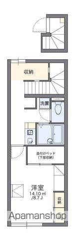 レオパレスELEGANTⅡ(1K/2階)の間取り写真