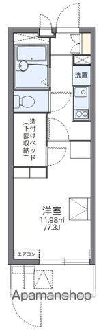 レオパレスフレンズ(1K/1階)の間取り写真