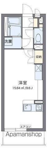 ミランダフェリーチェ(ワンルーム/2階)の間取り写真