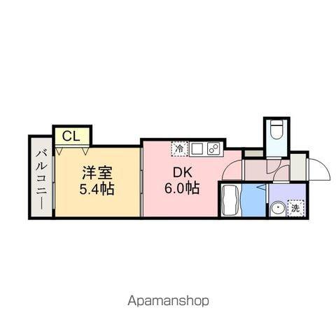 金太郎ヒルズ70(1DK/3階)の間取り写真