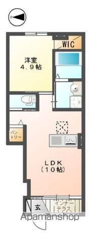 ヴィンシトーレ(1LDK/1階)の間取り写真
