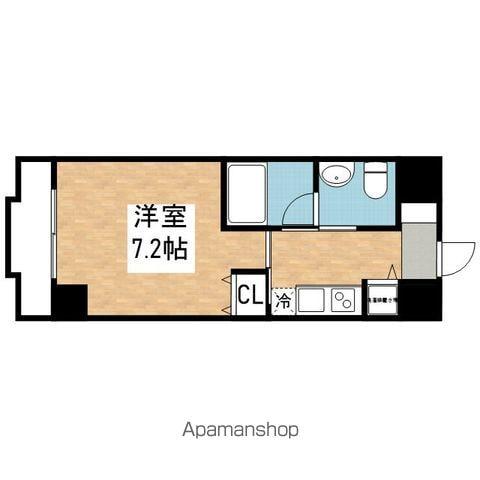 ヴァンデュール名古屋御器所(1K/3階)の間取り写真