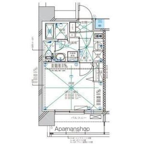 ディアレイシャス金山Ⅱ(1K/7階)の間取り写真