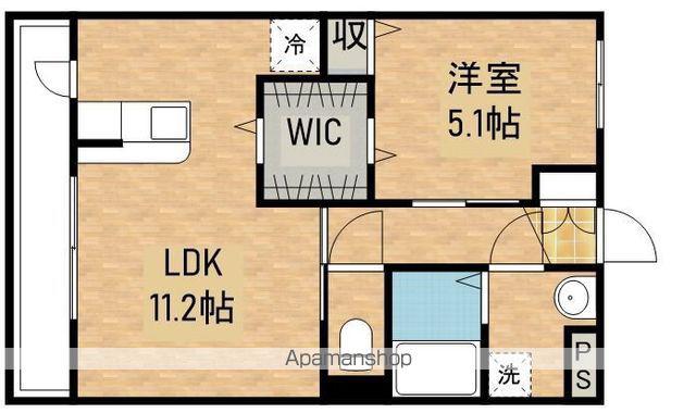 マリンアベニュー寿(1LDK/2階)の間取り写真