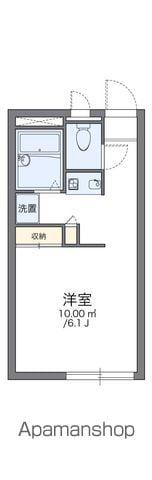 レオパレスさくら荘(1K/1階)の間取り写真
