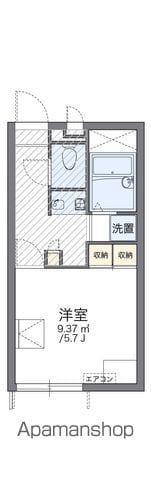 レオパレスマロウ(1K/1階)の間取り写真