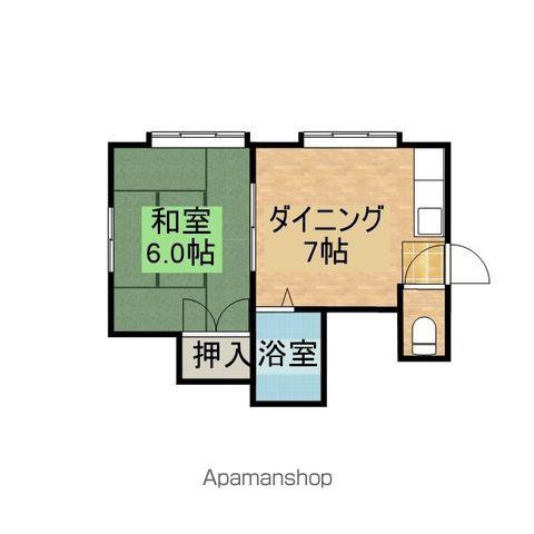 町田ハイツ(1DK/1階)の間取り写真