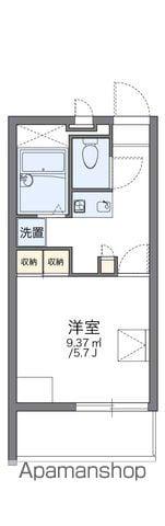 レオパレスAUBE 沼垂西(1K/2階)の間取り写真