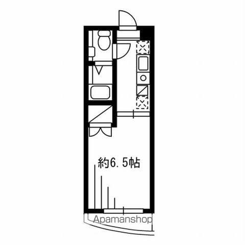 FSC新宿マンション(1K/2階)の間取り写真
