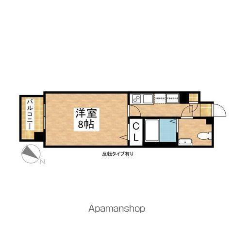 プレサンスMIU新栄(1K/10階)の間取り写真