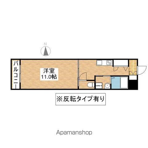 Jーレジデンス栄Ⅱ旧フローラル栄Ⅱ(1DK/3階)の間取り写真