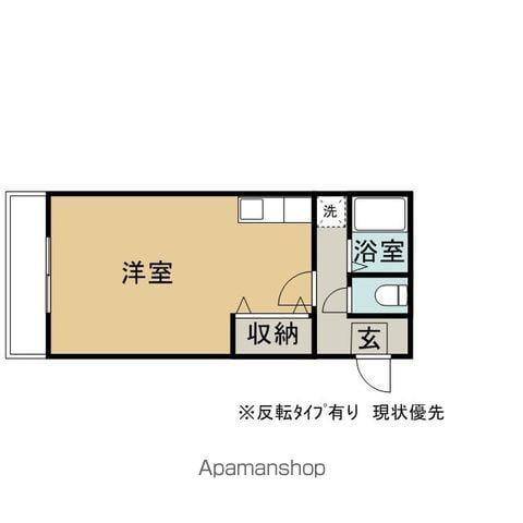 ラントレ(ワンルーム/2階)の間取り写真