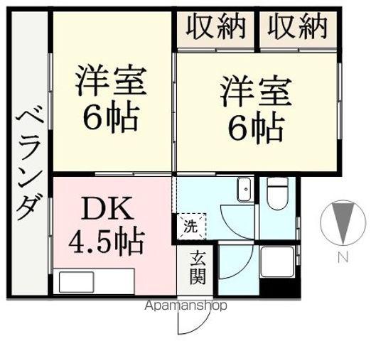 RIOLAGUNA(2K/3階)の間取り写真