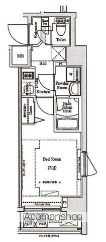 ラフィスタ金町(1K/9階)の間取り写真