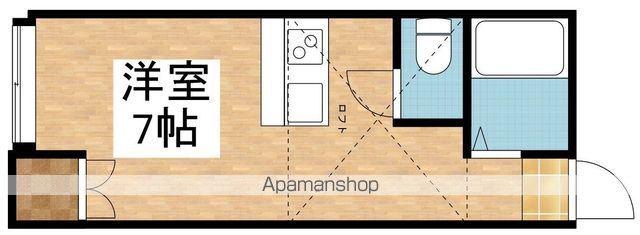 サンハイツ(ワンルーム/1階)の間取り写真